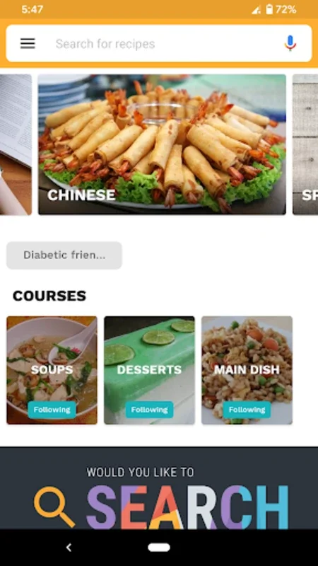 Chinese Recipes for Android - Explore Authentic Cuisine