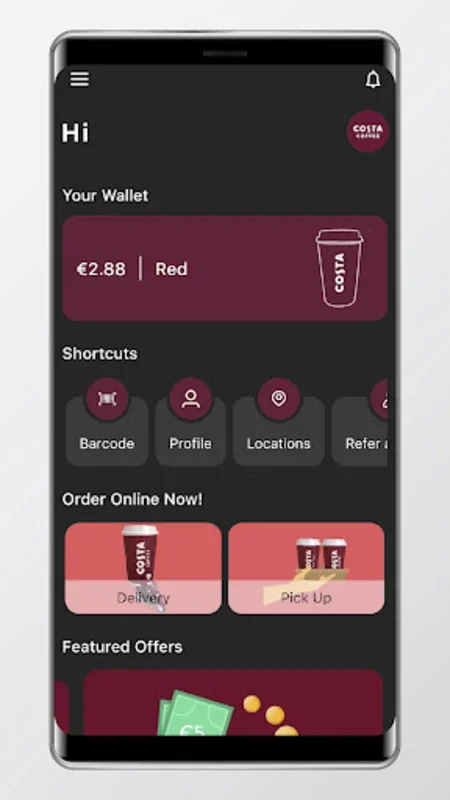 Costa Coffee Club Cyprus for Android: Exclusive Rewards