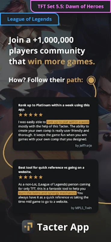 Tacter for TFT for Android: Boost Your TFT Rank