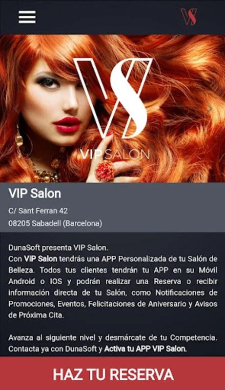 VIPSalon for Android - Manage Beauty Appointments Easily