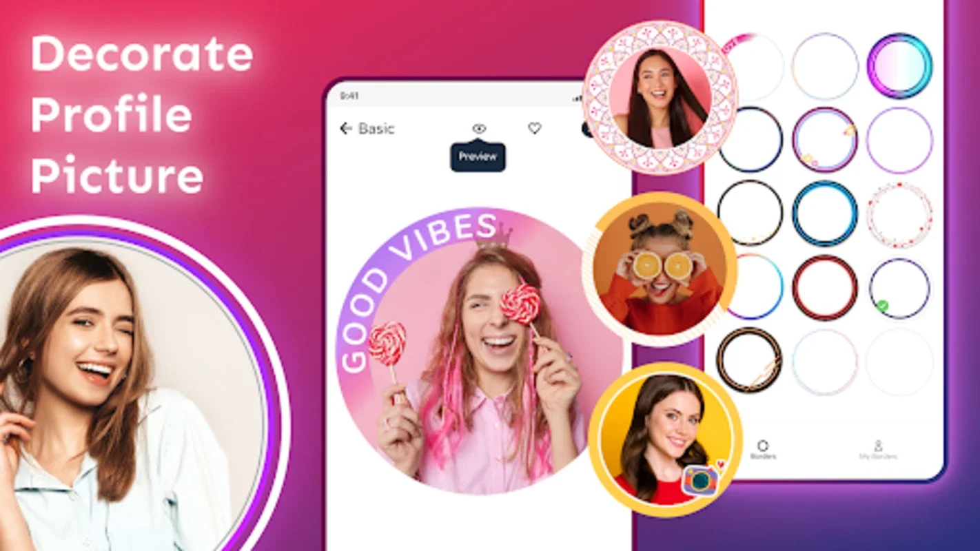 Profile Picture Border Frame for Android: Enhance Profiles