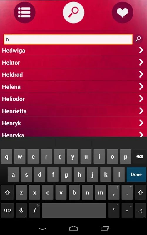 Znaczenia Imion for Android - Explore Polish Names