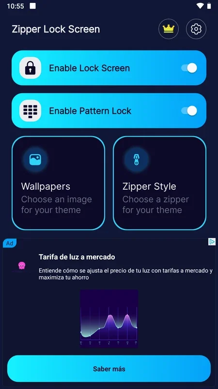 Zipper Lock Screen for Android - Unlock with Fun