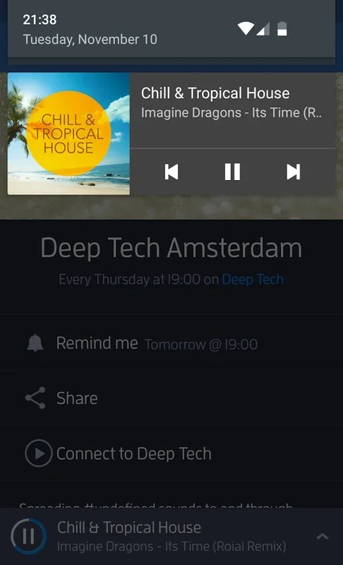 Digitally Imported Radio for Android: Exclusive Electronic Music