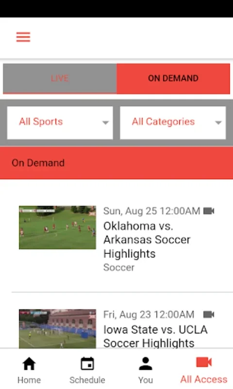 The Big 12 for Android - Comprehensive Sports Experience