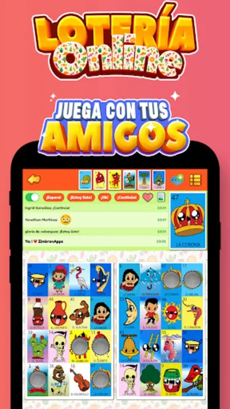 Lotería Online for Android - Immersive Mexican Lottery