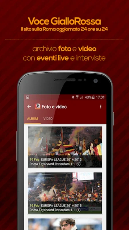 Voce GialloRossa for Android - Stay Informed on Rome Football