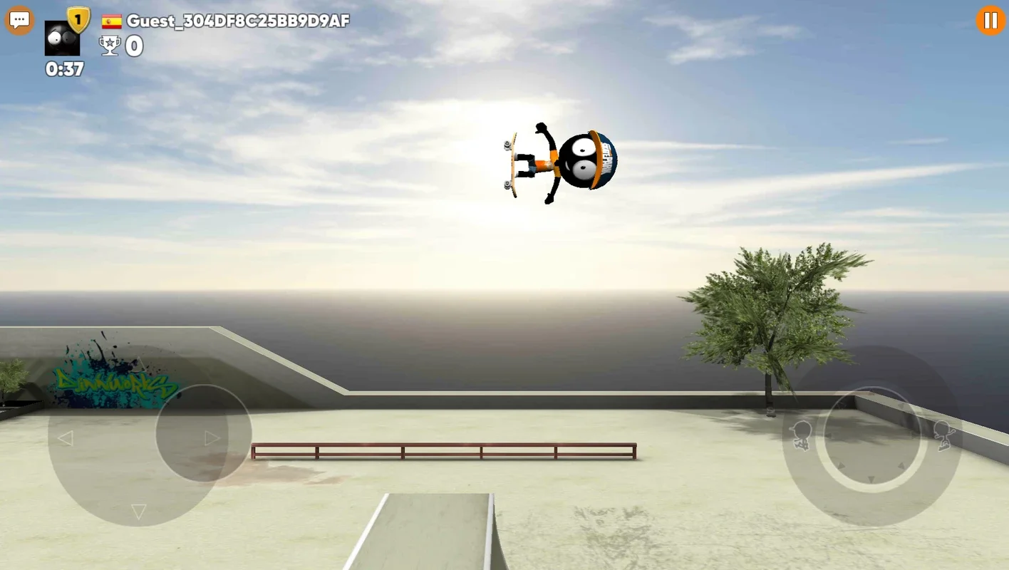 Stickman Skate Battle for Android - Thrilling 3D Skateboarding