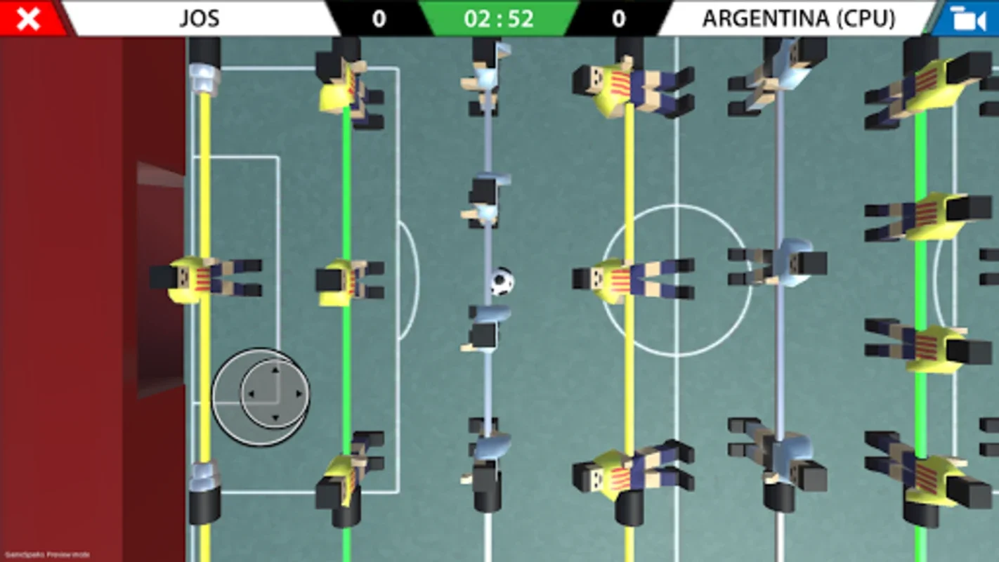 3D Foosball for Android - Enjoy Multiplayer and Custom Controls