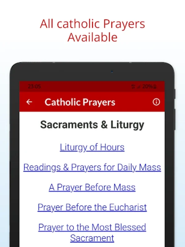 Catholic Missal for Android: Multilingual Spiritual Resource