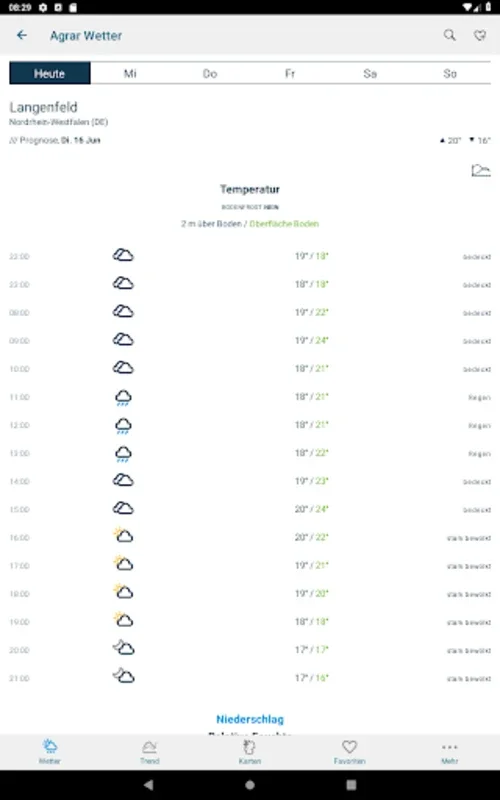 Agrar Wetter for Android - Accurate Weather Forecasts for Farmers