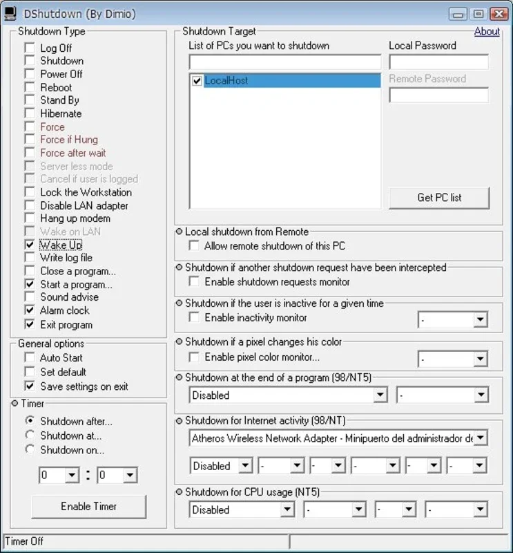 DShutdown for Windows - Automate Your Shutdowns