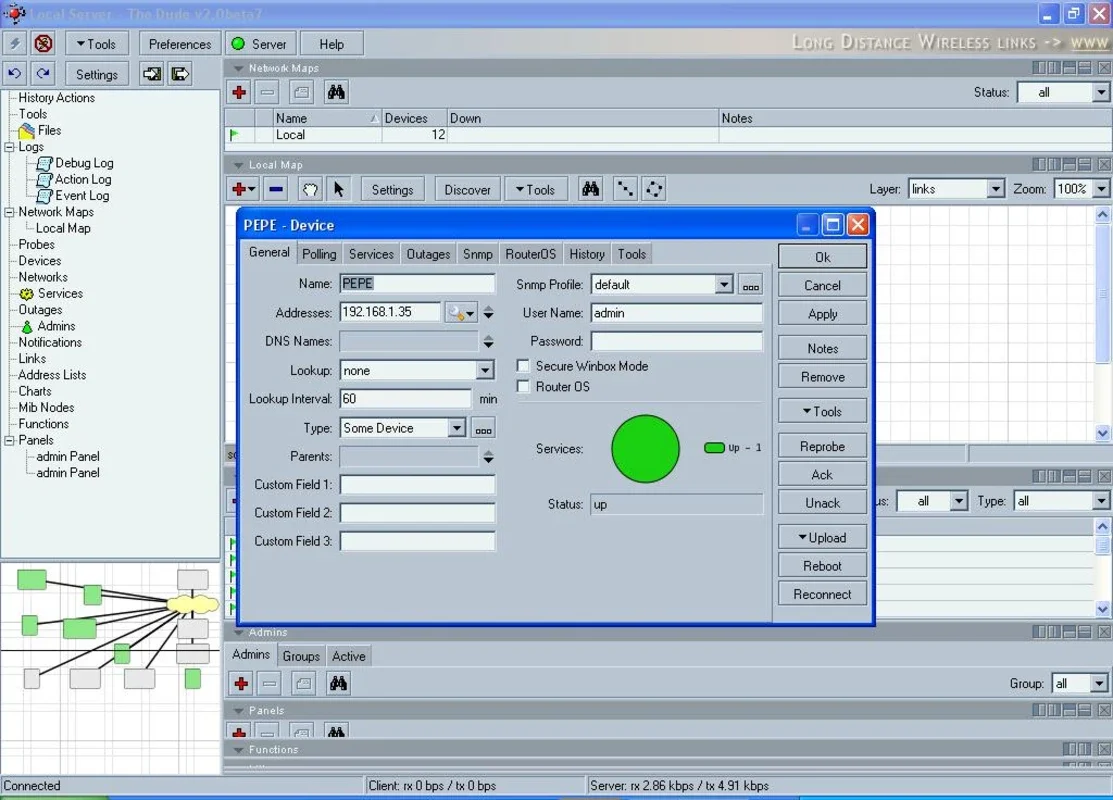 The Dude for Windows - Efficient Network Management