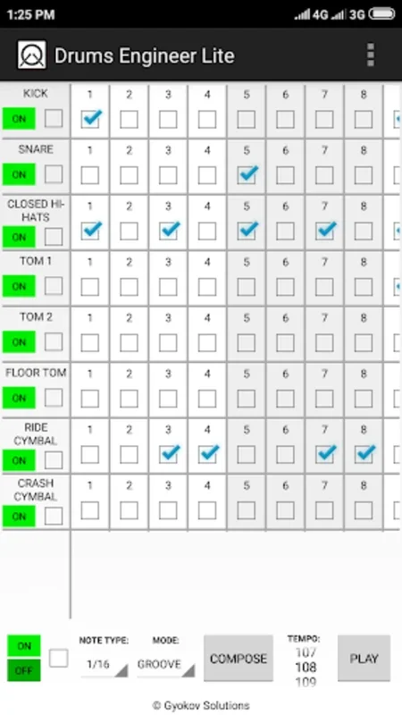Drums Engineer Lite for Android - Effortless Drum Beat Creation