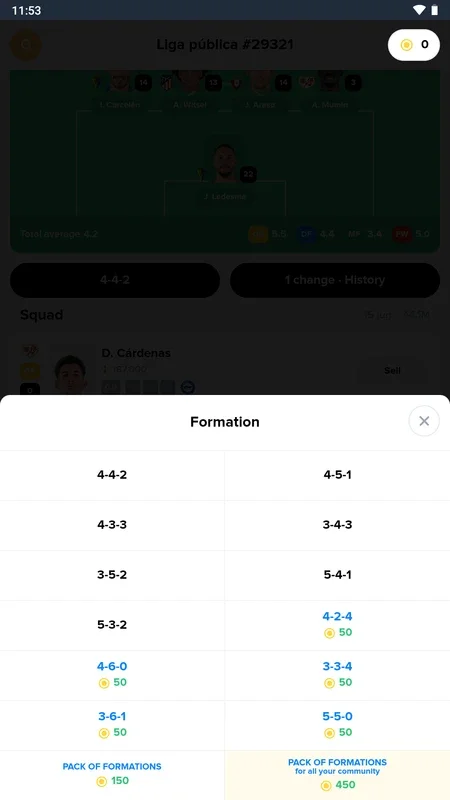 Mister Fantasy for Android - Manage Your Soccer Team