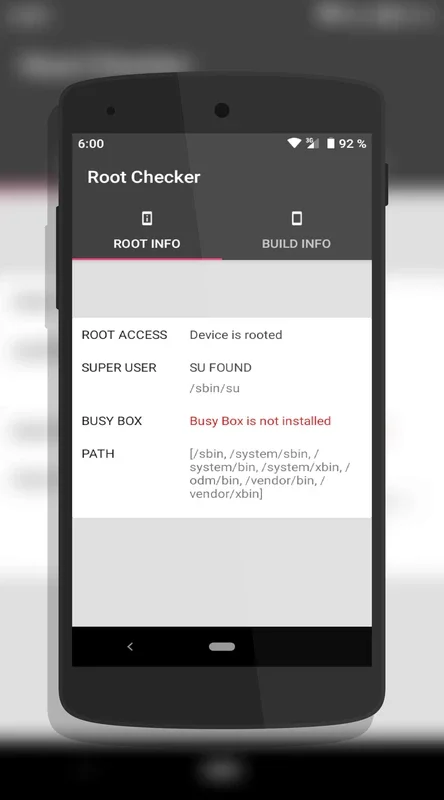 Root Checker & Busy Box Check - Basic Free App for Android