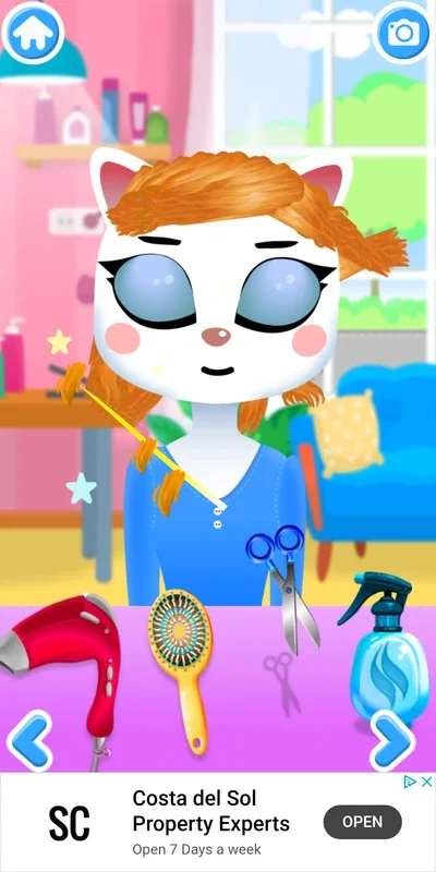 Hair salon: animals for Android - Fun Game for Kids