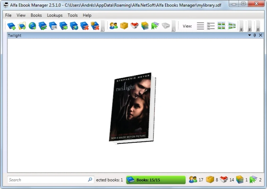 Alfa eBooks Manager: Organize Your Book Collection on Windows