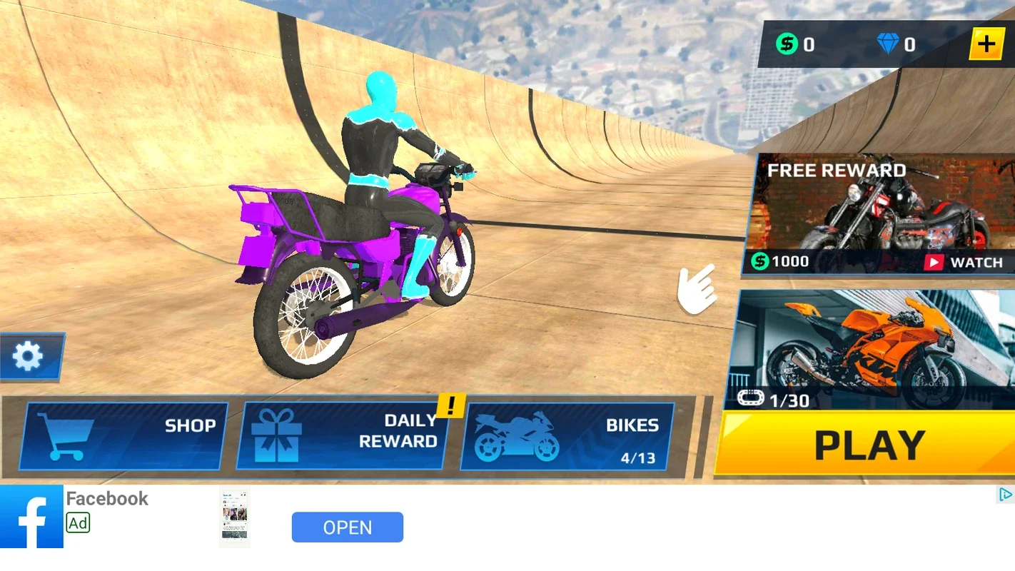 Superhero Moto Stunts Racing for Android - Thrilling Races Await