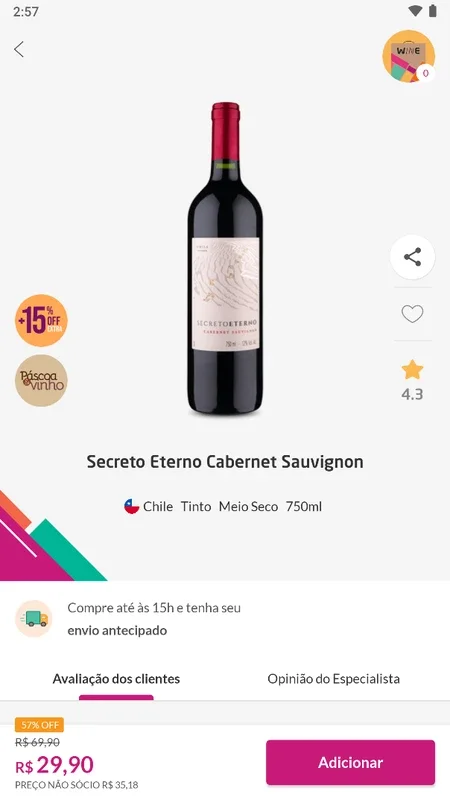 Wine: Loja e Clube de Vinhos for Android - Explore the World of Wines