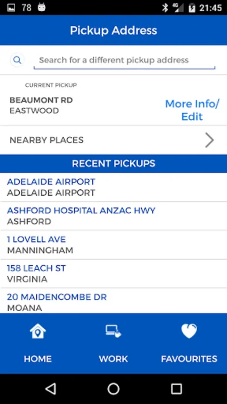 Adelaide Independent Taxis for Android - Efficient Taxi Booking