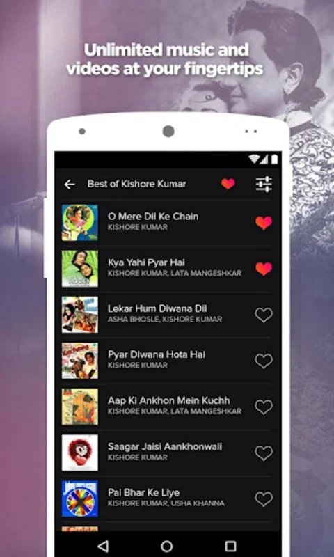 Old Hindi Songs for Android - Immerse in Bollywood Classics