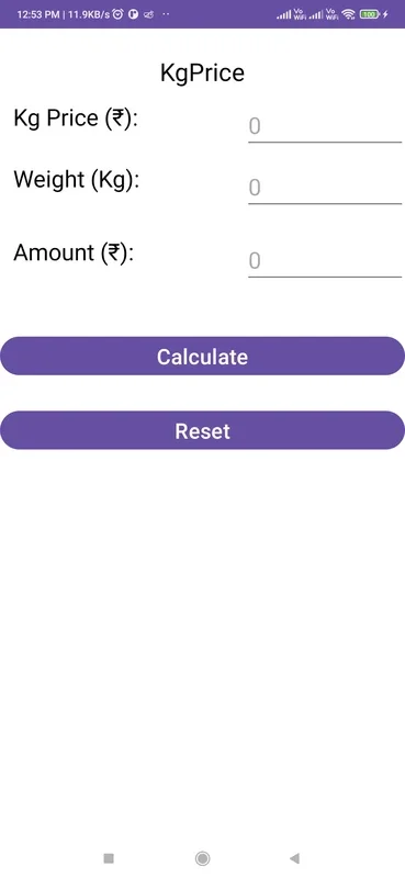 KgCal for Android: The Ultimate Weight-to-Price Converter