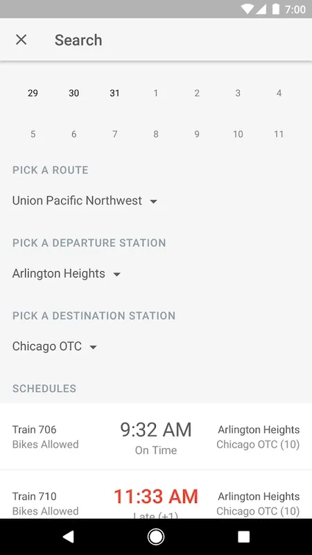 Ride Metra for Android - Simplify Your Commutes