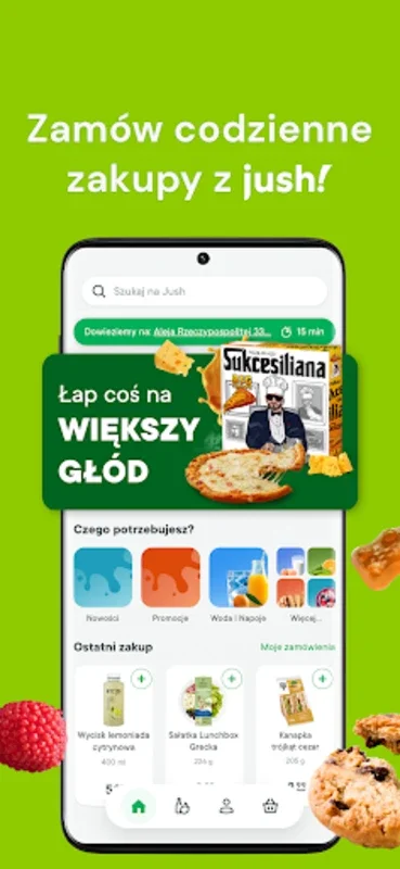 Jush for Android: Efficient Grocery Shopping in Warsaw and Krakow