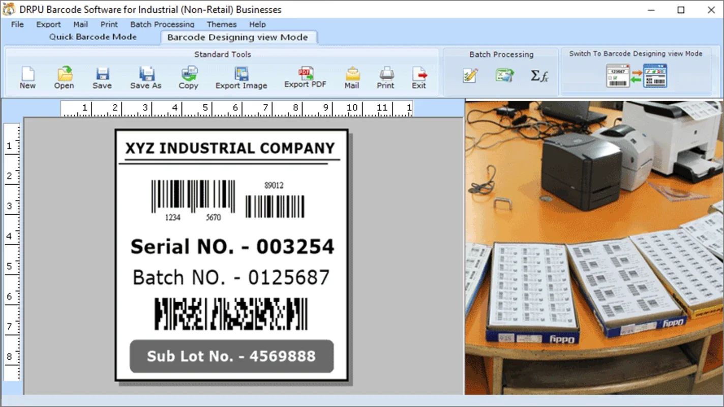 Transport and Logistic Label Maker Tool for Windows: Efficient Barcode Label Creation