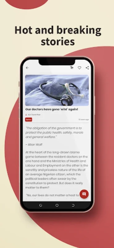 Punch News for Android: Personalized News Alerts