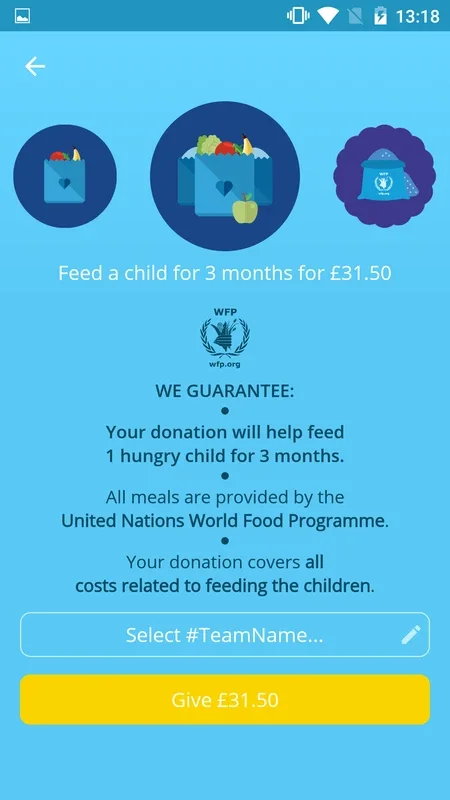 ShareTheMeal for Android: Make a Difference with Donations