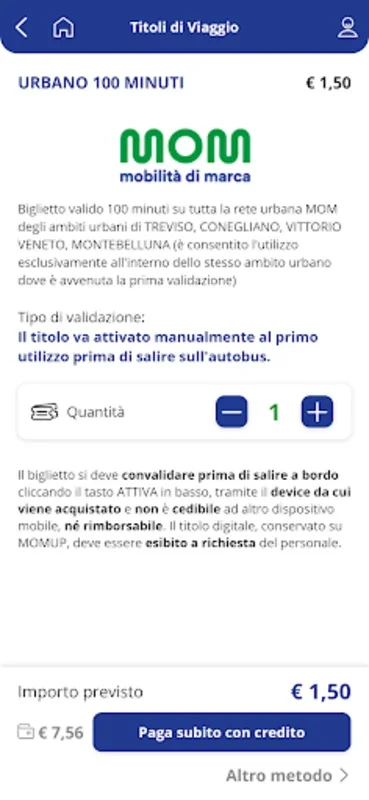 MoMUp for Android: Streamlining Treviso Transport