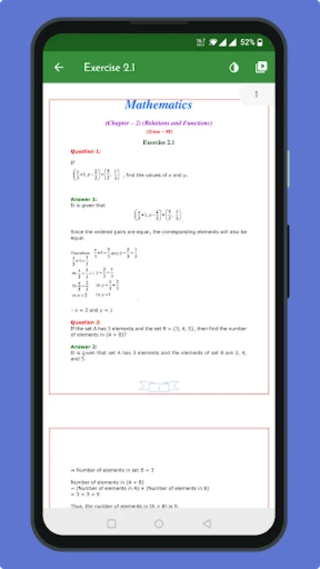 Class 11 Maths NCERT Solutions for Android - Master Math