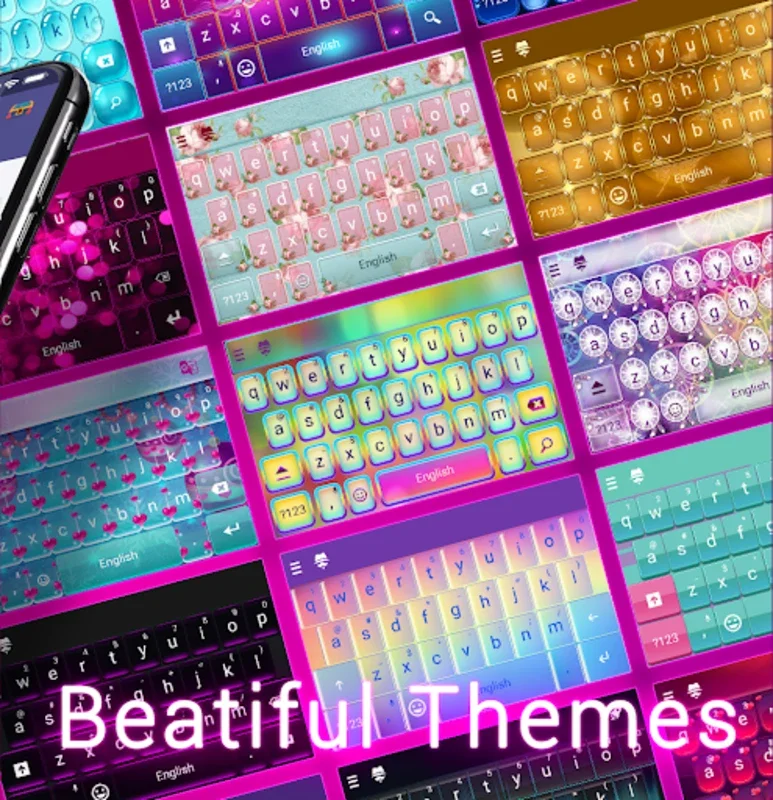 Colorful Keyboard Theme for Android