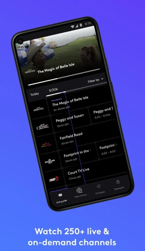 XUMO for Android - Free Access to 250+ TV Channels