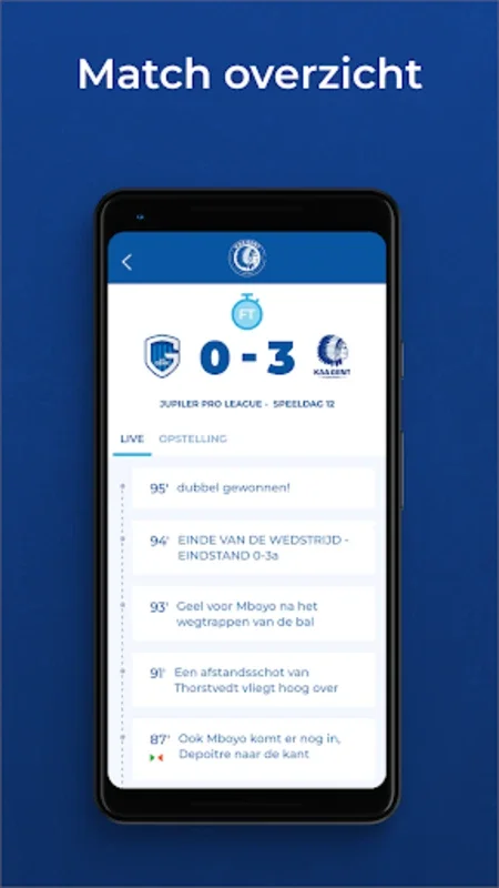 KAA Gent for Android - Ultimate Football App