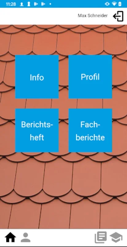 Berichtsheft DD/H for Android - Official Platform for Roofing Apprentices