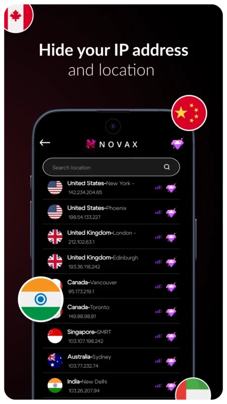 Nova X - Fast Secure VPN Proxy for Android - Free and Secure