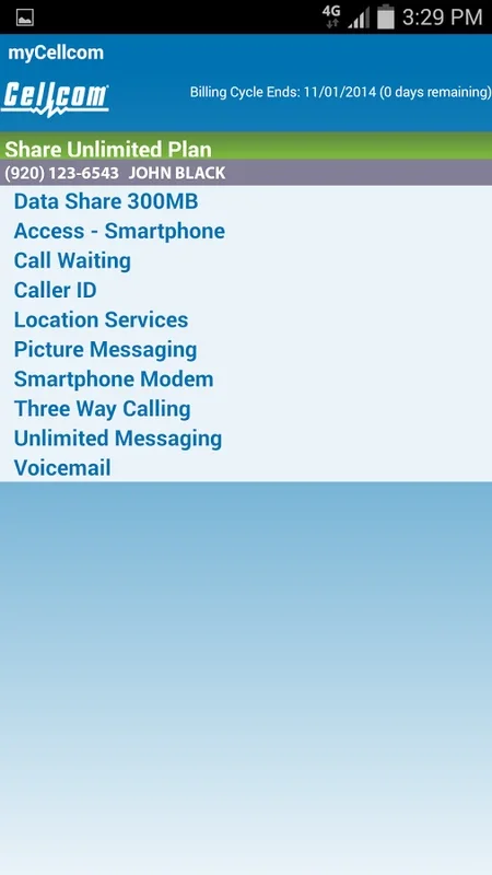 myCellcom for Android - Manage Your Cellcom Account