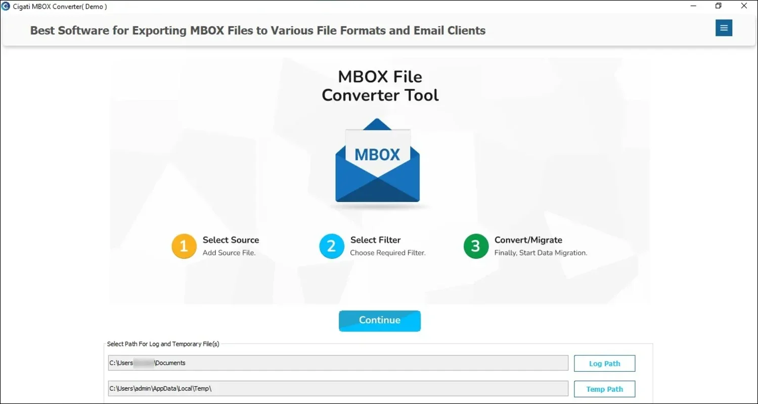 MBOX Migrator for Windows - Convert MBOX Files Easily