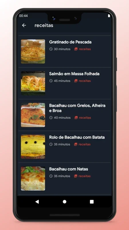 Receitas de Cozinha Portuguesa for Android: Diverse Portuguese Recipes