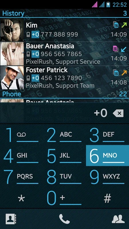 PixelPhone Theme - Holo Dark for Android: Aesthetic Upgrade