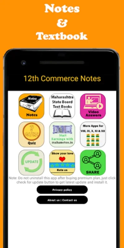 12th Commerce Notes 2023 for Android: Comprehensive HSC Study Aid