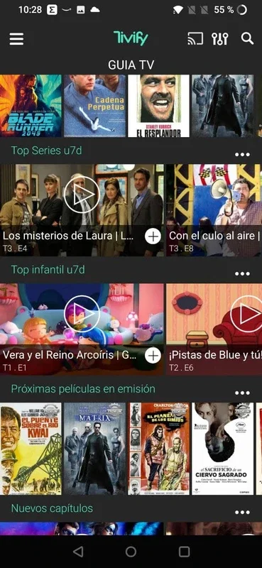 Tivify for Android - Stream Spanish TV Channels Easily