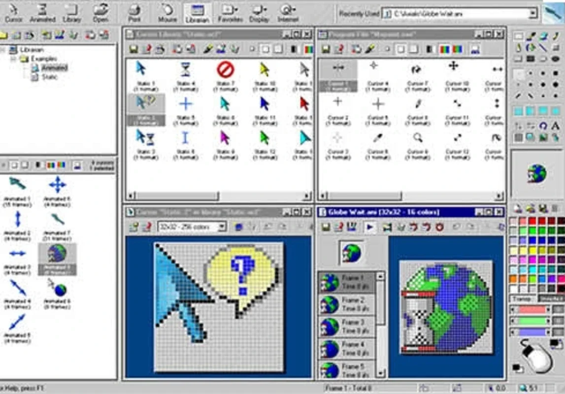 Axialis AX-Cursors: Powerful Windows Cursor Creation Software