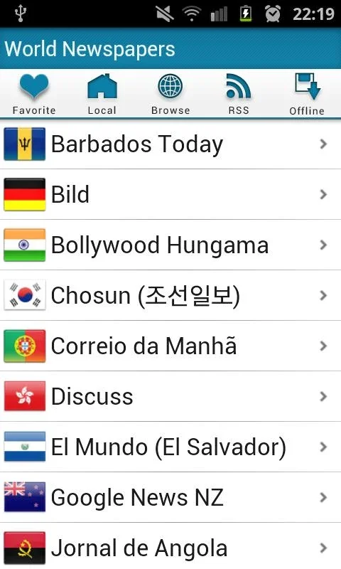 World Newspapers for Android: Access 6,000+ News Sources