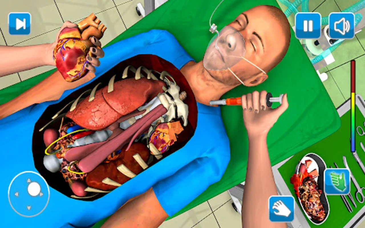 The Surgeon Simulator for Android: Realistic Surgical Challenges