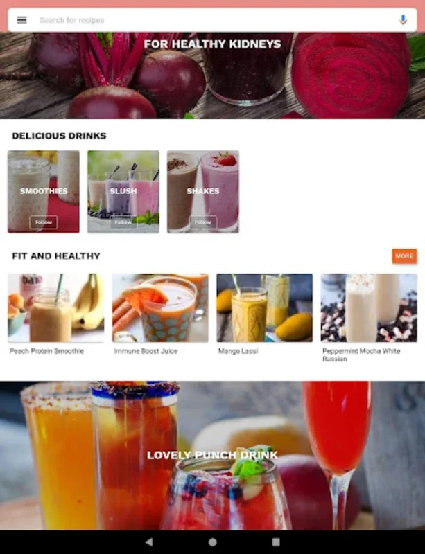 Drinks Recipes for Android: Explore Diverse Beverages