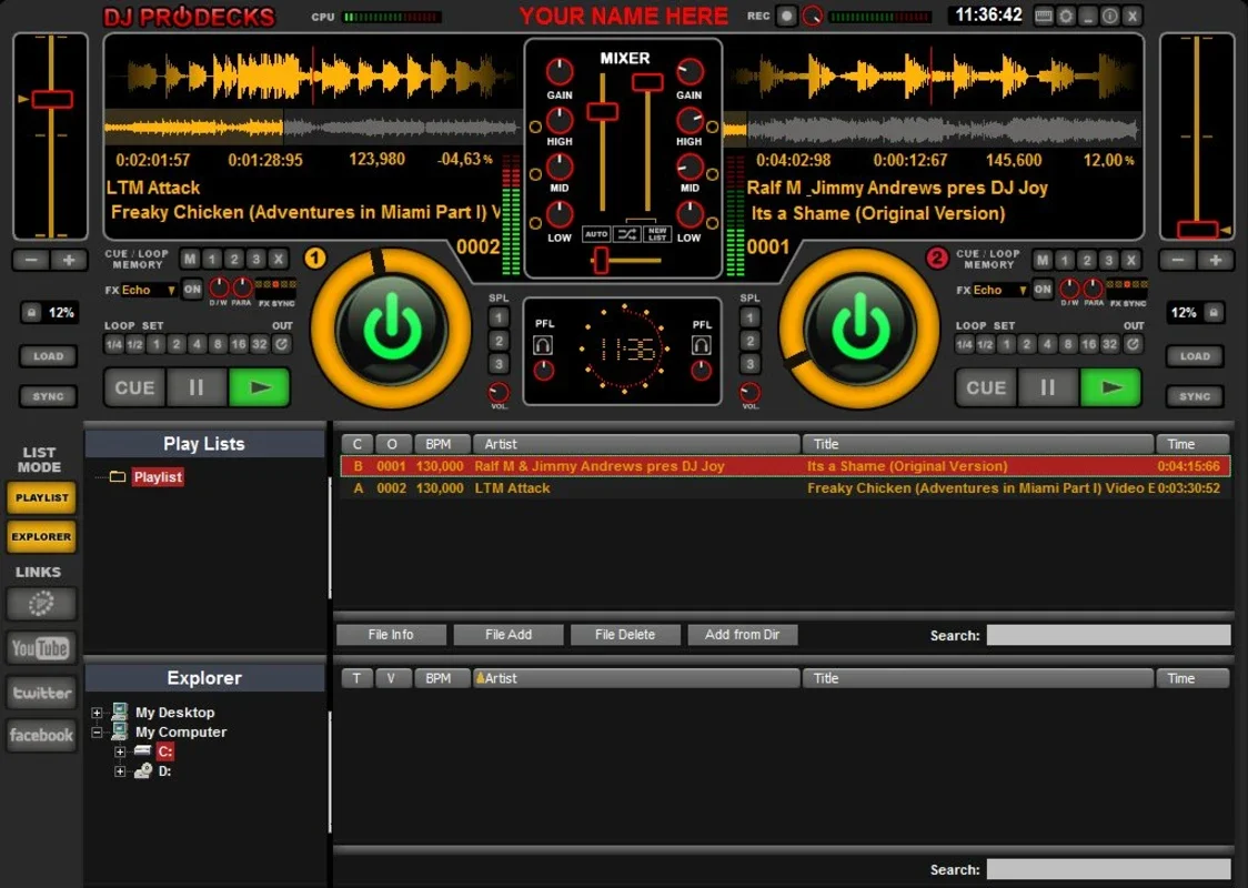 DJ ProDecks: Free Virtual DJ Software for Windows